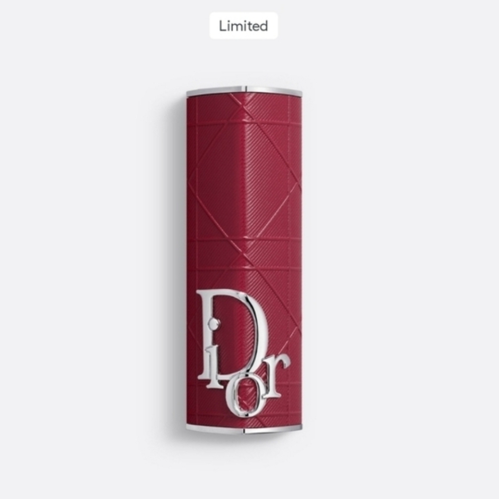 Dior Addict Case - Limited Edition Shine Lipstick Couture Case - Brick Cannage